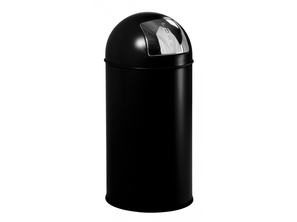 EKO Pushcan 40 liter zwart