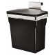 Simplehuman afvalbak In-Cabinet Bin 10 liter zwart chroom 