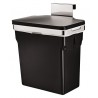 Simplehuman afvalbak In-Cabinet Bin 10 liter zwart chroom 