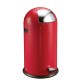 Eko Pedaalemmer Kickcan 40 liter rood