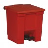 Rubbermaid container met pedaal Step-On 30.3 liter rood