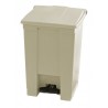 Rubbermaid container met pedaal Step-On 45.4 liter beige