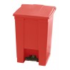 Rubbermaid container met pedaal Step-On 45.4 liter rood