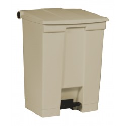 Rubbermaid container met pedaal Step-On 68.1 liter beige