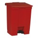 Rubbermaid container met pedaal Step-On 68.1 liter rood