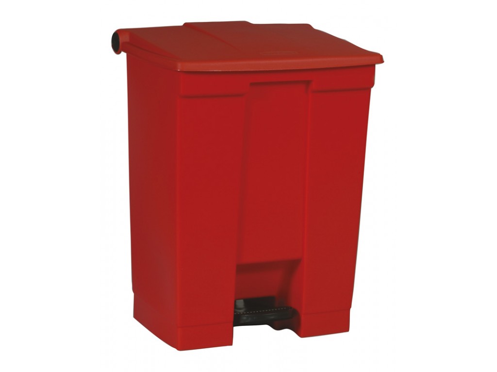 Rubbermaid container met pedaal Step-On 68.1 liter rood
