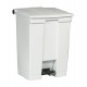 Rubbermaid container met pedaal Step-On 68.1 liter wit