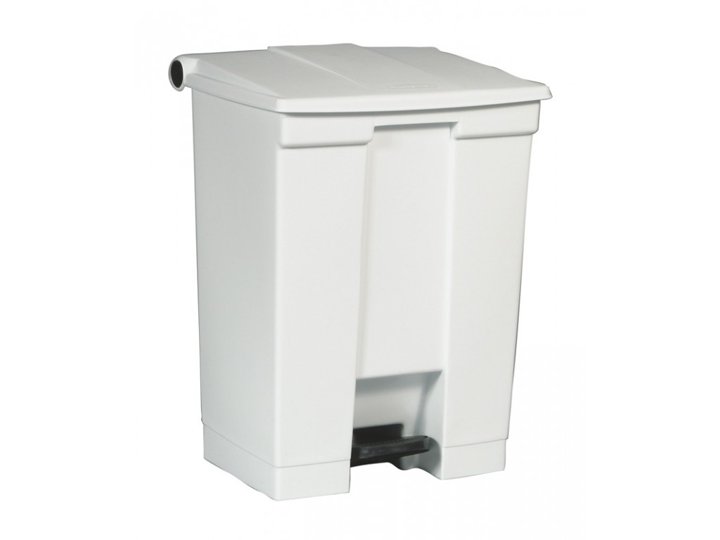 Rubbermaid container met pedaal Step-On 68.1 liter wit