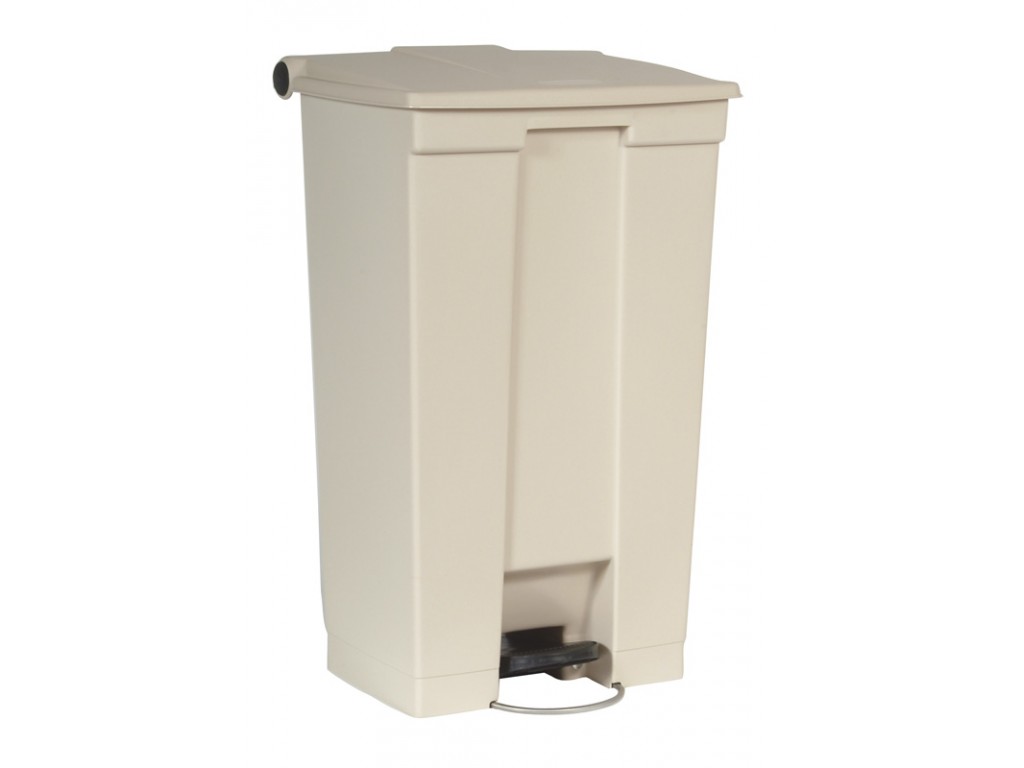 Rubbermaid container met pedaal Step-On 87 liter beige