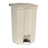 Rubbermaid container met pedaal Step-On 87 liter beige