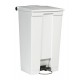 Rubbermaid container met pedaal Step-On 87 liter wit