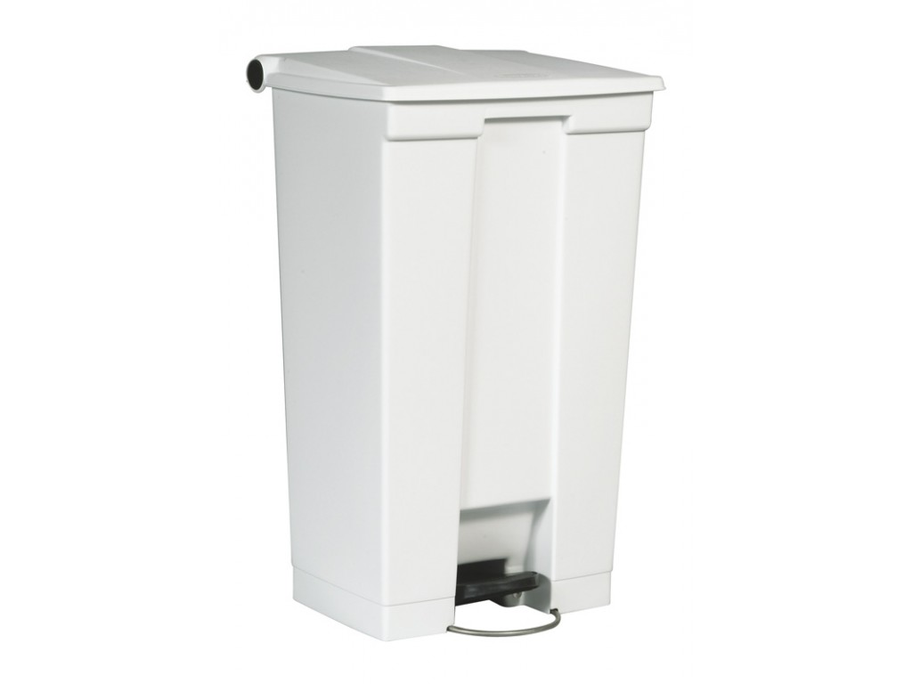 Rubbermaid container met pedaal Step-On 87 liter wit