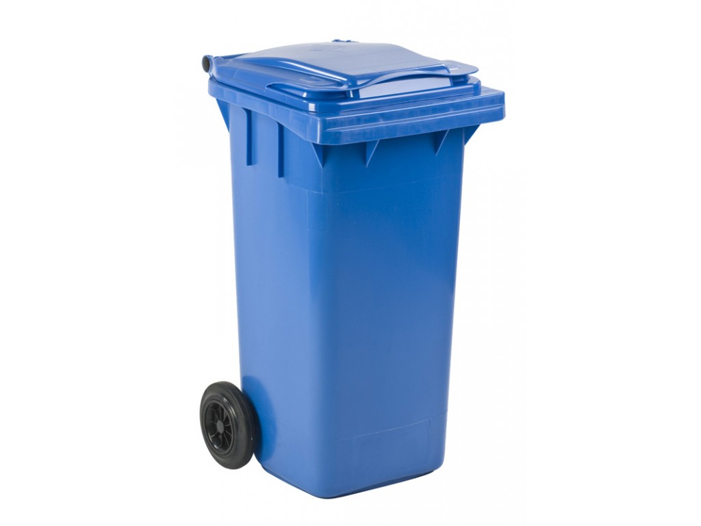 Mini-container 120 liter blauw