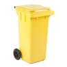 Mini-container 120 liter geel
