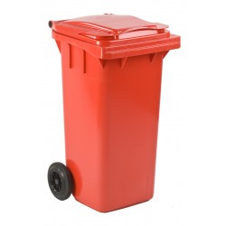 Mini-container 120 liter rood