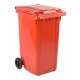 Mini-container 240 liter rood