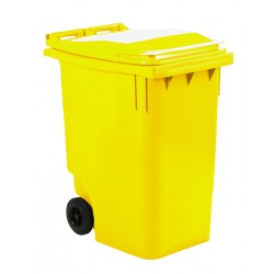 Mini-container 360 liter geel