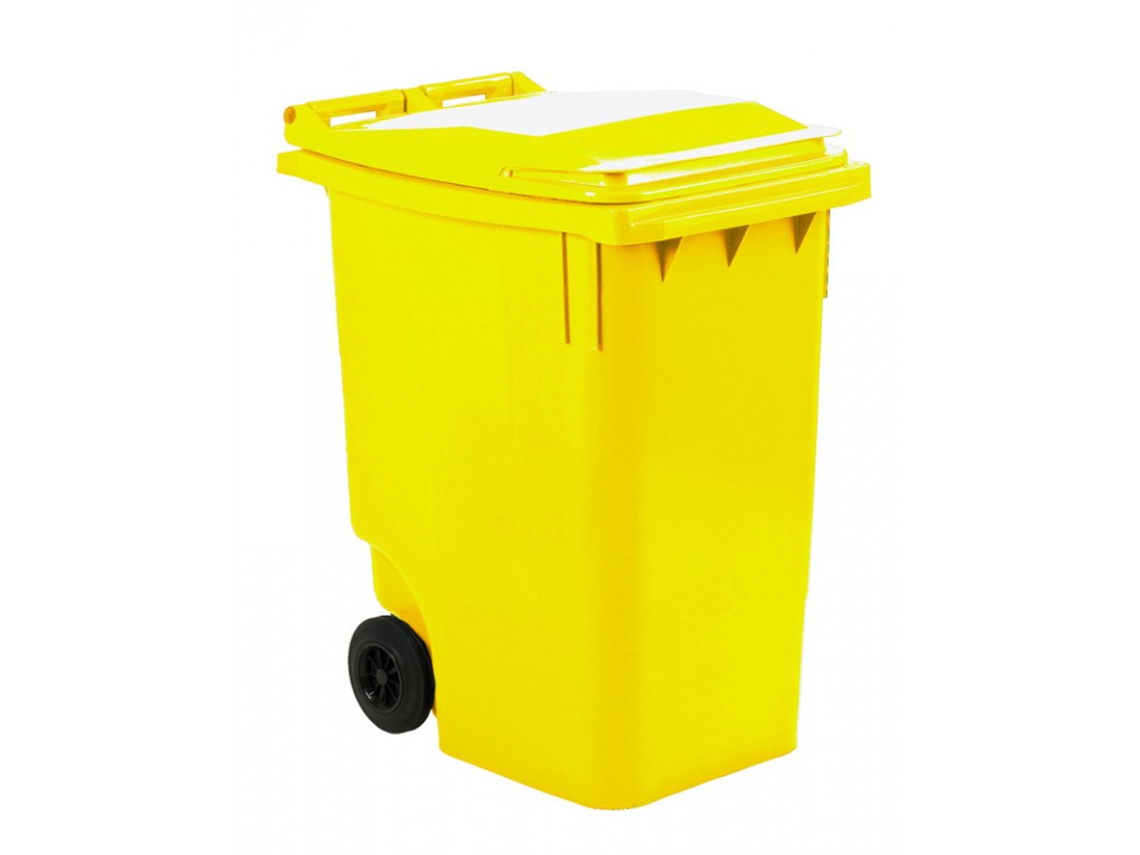 Mini-container 360 liter geel