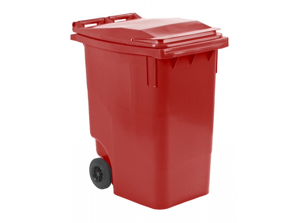 Mini-container 360 liter rood