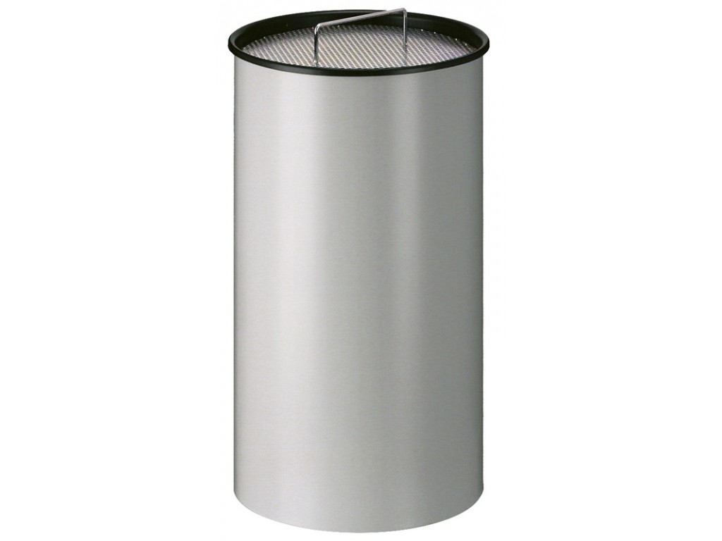 Zandasbak 50 liter aluminiumgrijs